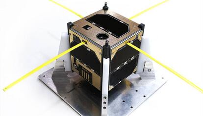El nanosatèl·lit CubeCat-1 desenvolupat per la UPC.