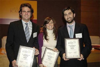 Los emprendedores premiados este año por el Club Empresarial de Icade.