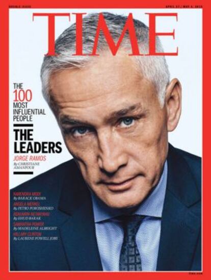 Jorge Ramos, en la portada de Time.