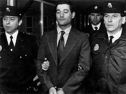 José Antonio Rodríguez Vega durante su juicio en Santander en mayo de 1988.