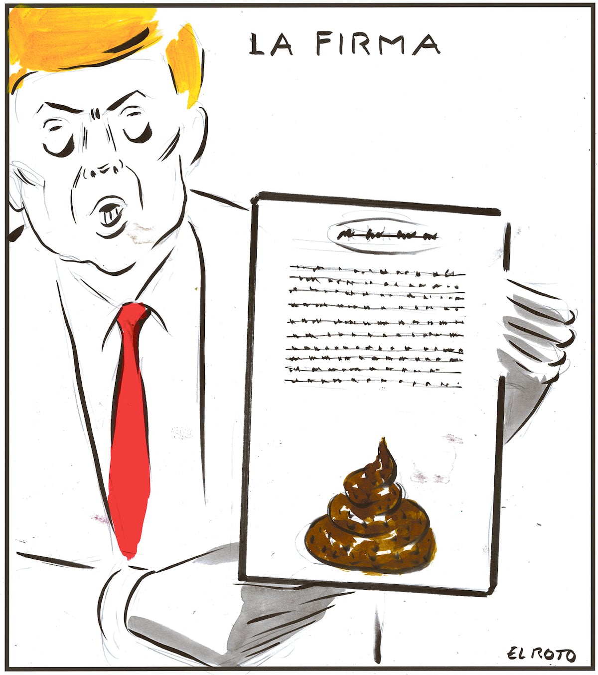 El Roto: la firma habitual de Trump