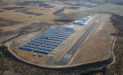 Current airfield in Casarrubios del Monte.