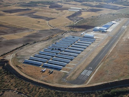 Current airfield in Casarrubios del Monte.