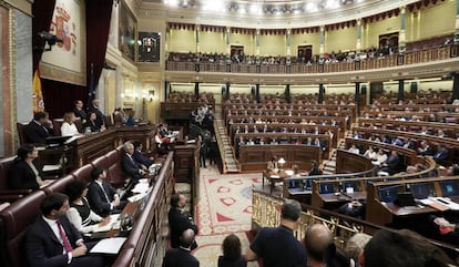 El Congreso de los Diputados en la sesión constitutiva de la XIII Legislatura.