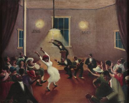 'Tongues (Holy Rollers)' (1929), de Archibald J. Motley, Jr.