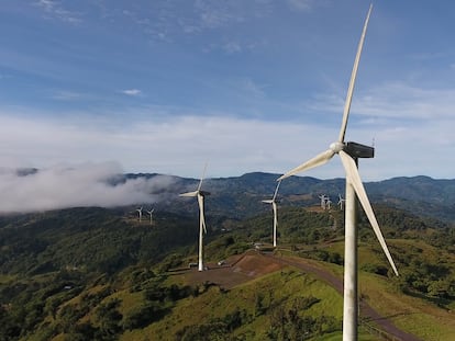 Parque Eólico Los Santos, en Costa Rica.