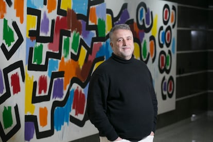 Óscar Bayona, miembro de la secretaría de salud laboral y sostenibilidad medioambiental de CC OO, la semana pasada, en Madrid.
