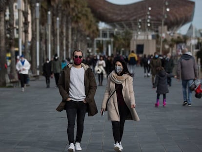 Passeig Marítim de Barcelona. 