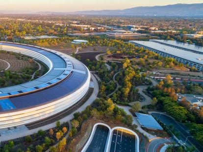 La sede de Apple en Cupertino, Silicon Valley (EE UU).