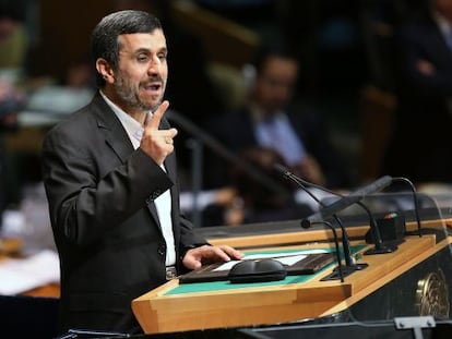 El presidente iraní, Mahmud Ahmadineyad.