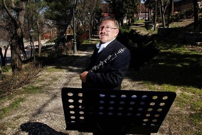 Manuel Lillo Torregrosa, <i>requintista</i> de la Banda Sinfónica Municipal.