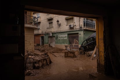 Centro de Paiporta, viernes 1 de noviembre de 2024.