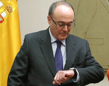 Luis Linde, gobernador del Banco de Espa&ntilde;a