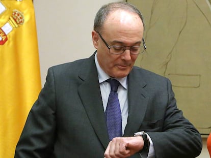 Luis Linde, gobernador del Banco de Espa&ntilde;a