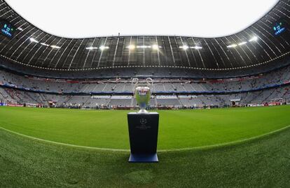 El trofeo de la Champions, en el Allianz.