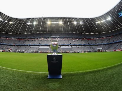 El trofeo de la Champions, en el Allianz.