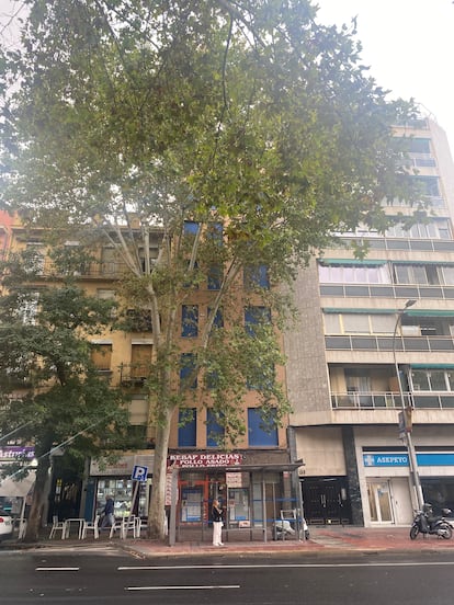 Edificio de Delicias, 133, el pasado martes.