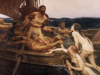 'Ulises y las sirenas', del pintor Herbert James Draper (1909).