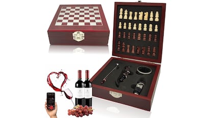 La caja incluye 32 piezas de ajedrez.