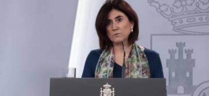 Intervención en rueda de prensa de María José Sierra, jefa de Área del Centro de Coordinación de Alertas y Emergencias Sanitarias del Ministerio de Sanidad.