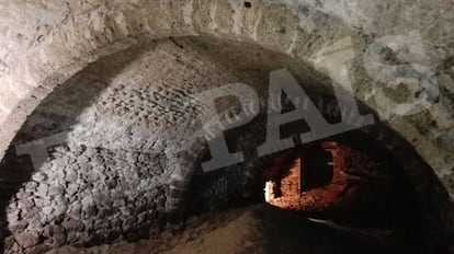 The underground chamber of the Virgen de Regla sanctuary in Chipiona, Cádiz.