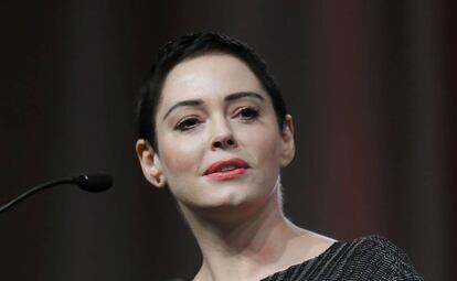 La actriz Rose McGowan.