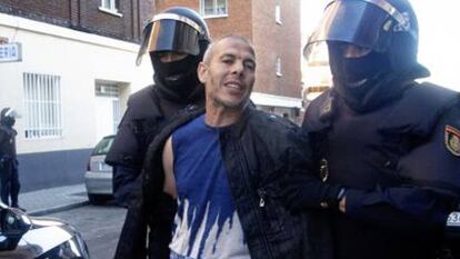 Ikasrrien, cuando fue detenido en Madrid en junio de 2014.