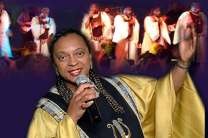 La solista de The New Orleans Gospel, Betty Winn.