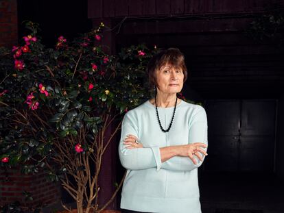 Catherine Millet, en su casa en París.