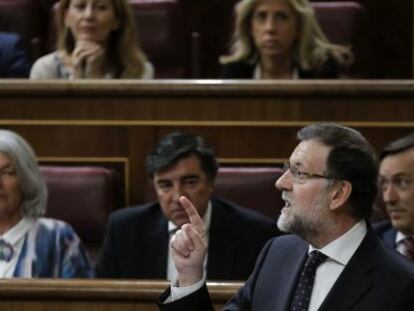 Mariano Rajoy, el 27 de mayo, en el Congreso de los Diputados.