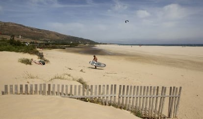 Playa de Valdevaqueros, en Tarifa (C&aacute;diz). 