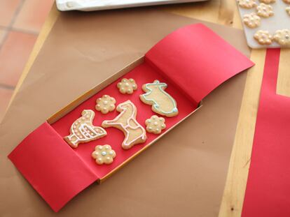 Galletas decoradas para regalar en Navidad