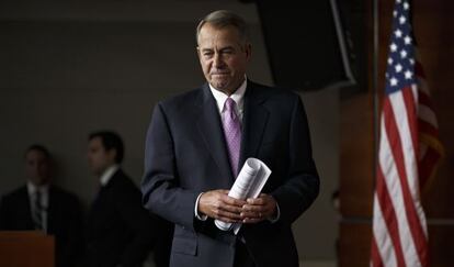 El presidente de la Cámara de Representantes, John Boehner.