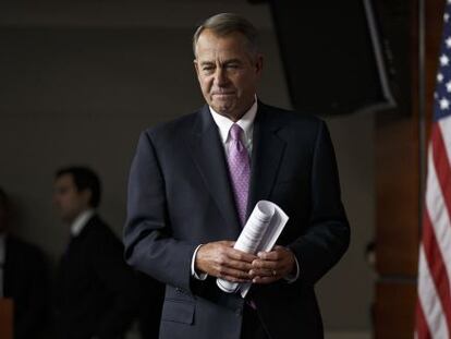 El presidente de la C&aacute;mara de Representantes, John Boehner. 