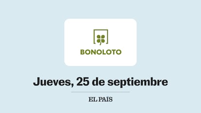 Bonoloto jueves 25 septiembre 2025