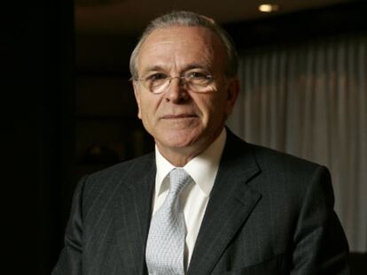 Isidro Fainé, en su despacho de la sede de La Caixa en Madrid.
