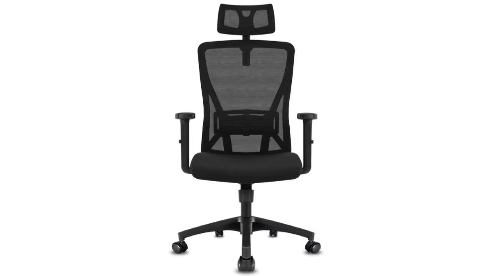 Vista de la silla de escritorio con descuento en AliExpress.