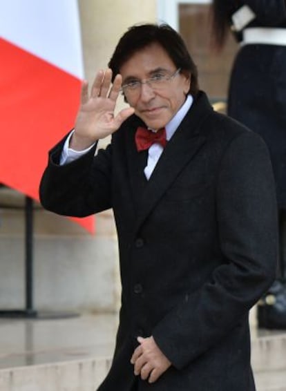 Elio di Rupo, primer ministro belga, a su llegada a París a principios de febrero.