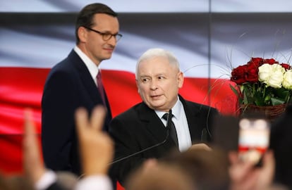 El líder del PiS Jaroslaw Kaczynski .