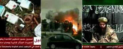 Imágenes de la preparación de los atentados de abril en Argel, de la explosión del coche bomba y de Abdelmalek Drukal, líder de los salafistas, instando a los jóvenes a apuntarse a la <i>yihad.</i>