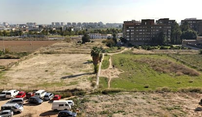 Área del Plan de Acción Integral de Beniclat Este, en Valencia.