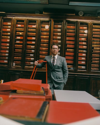 Cullinan en el archivo del museo.
