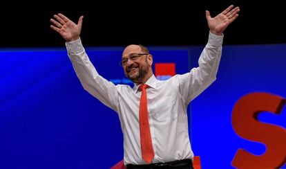 Martin Schulz, l&iacute;der del partido socialdem&oacute;crata alem&aacute;n.                                                                                                                          