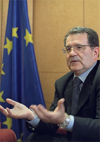 El presidente de la Comisión Europea, Romano Prodi.