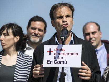 Asens en la presentación de su candidatura.