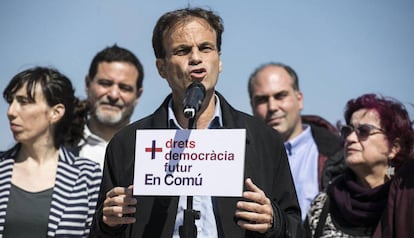 Asens en la presentación de su candidatura.