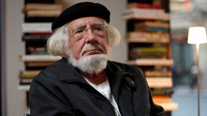 Ernesto Cardenal, en el Hotel de Las Letras, en una visita a Madrid en 2009. 