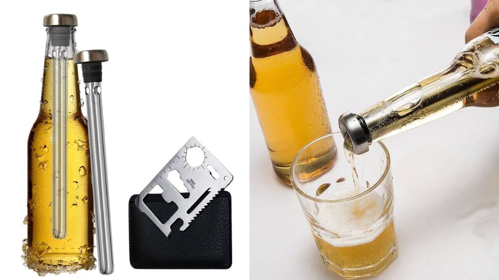 Lote de enfriadores de botella con abridor multifunción.