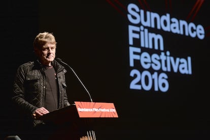 Redford, en el festival de Sundance de 2016.