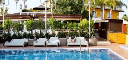 Piscina del hotel The Cookbook, en Calpe.